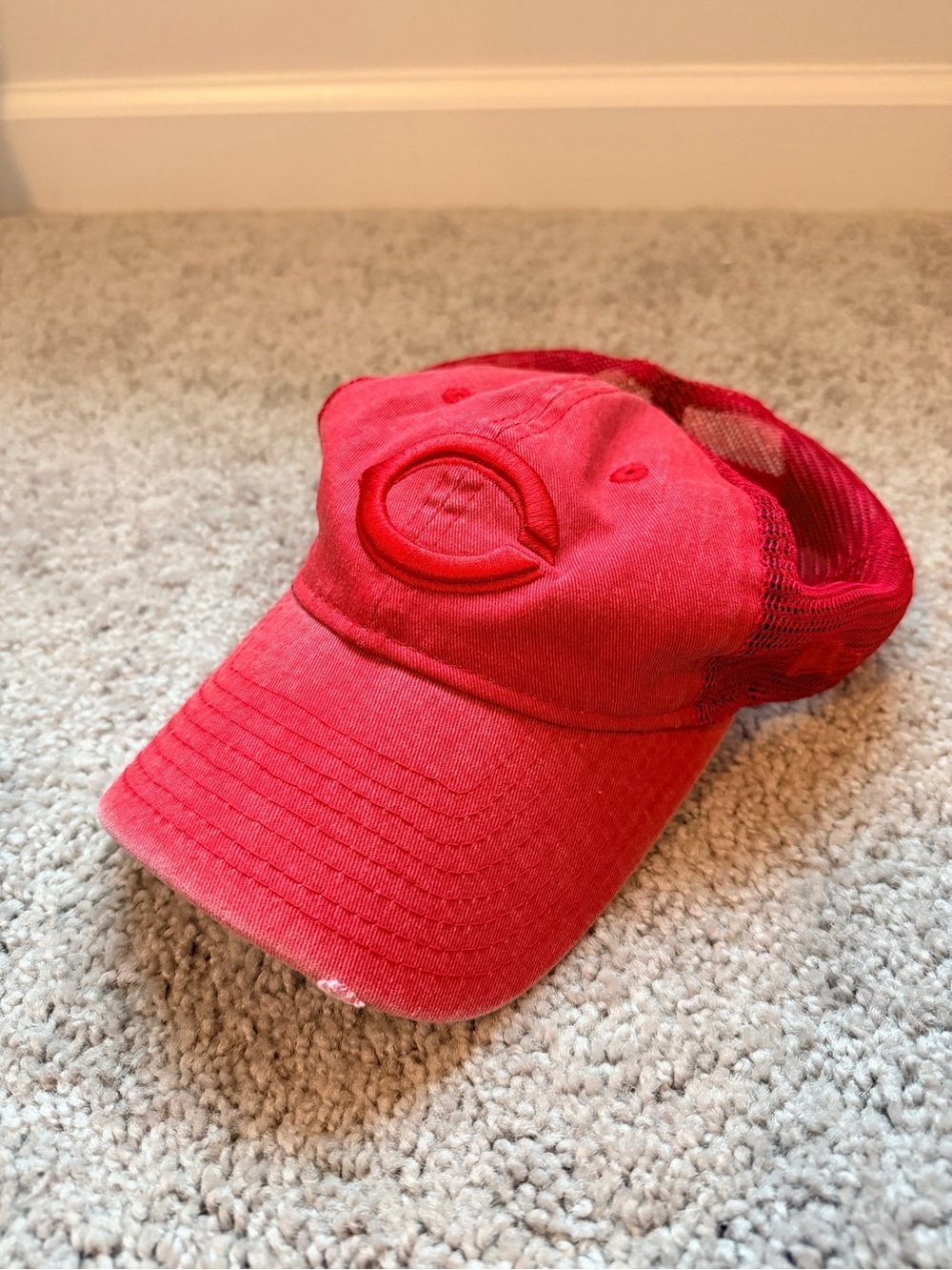 Cincinnati Reds baseball trucker hat